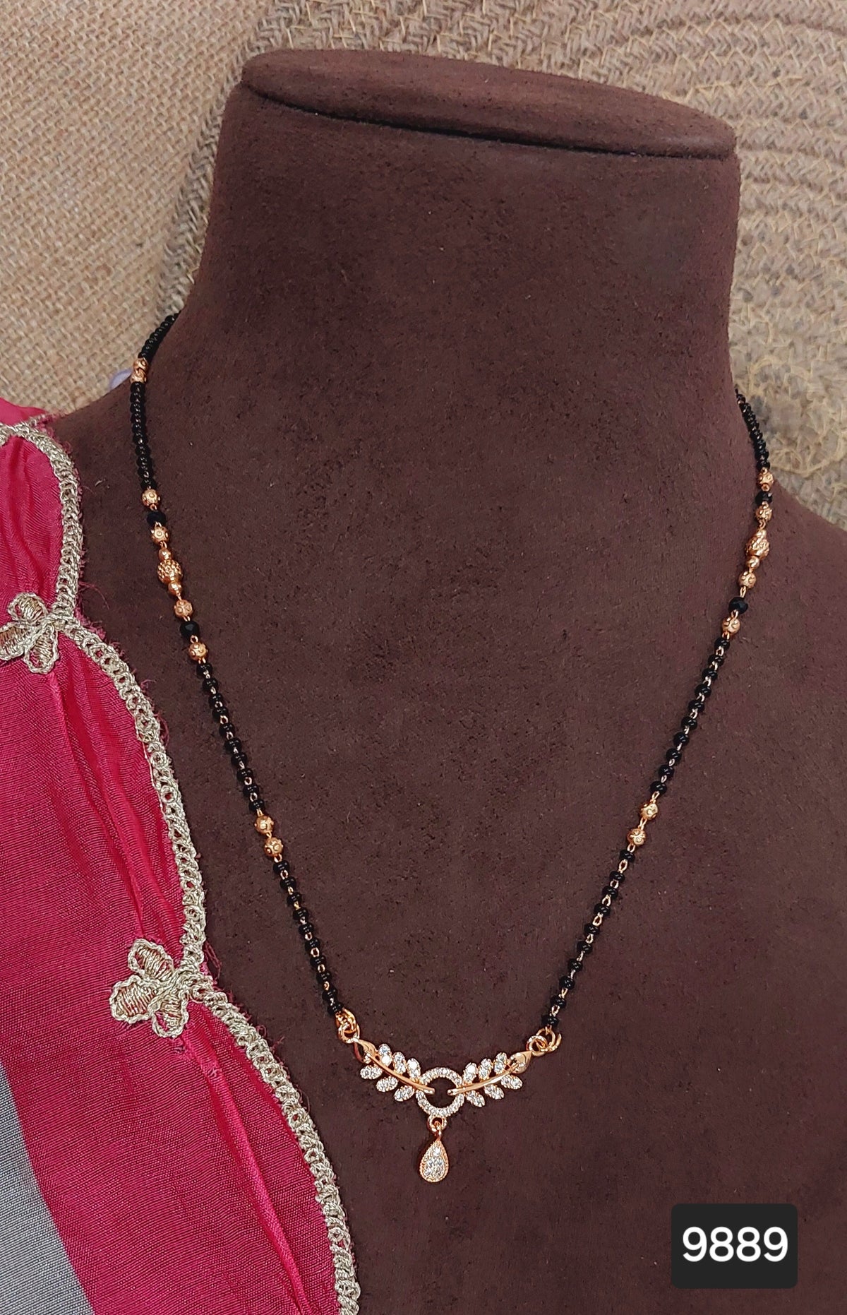AD ROSE GOLD MANGALSUTRA FNC CD13 9889