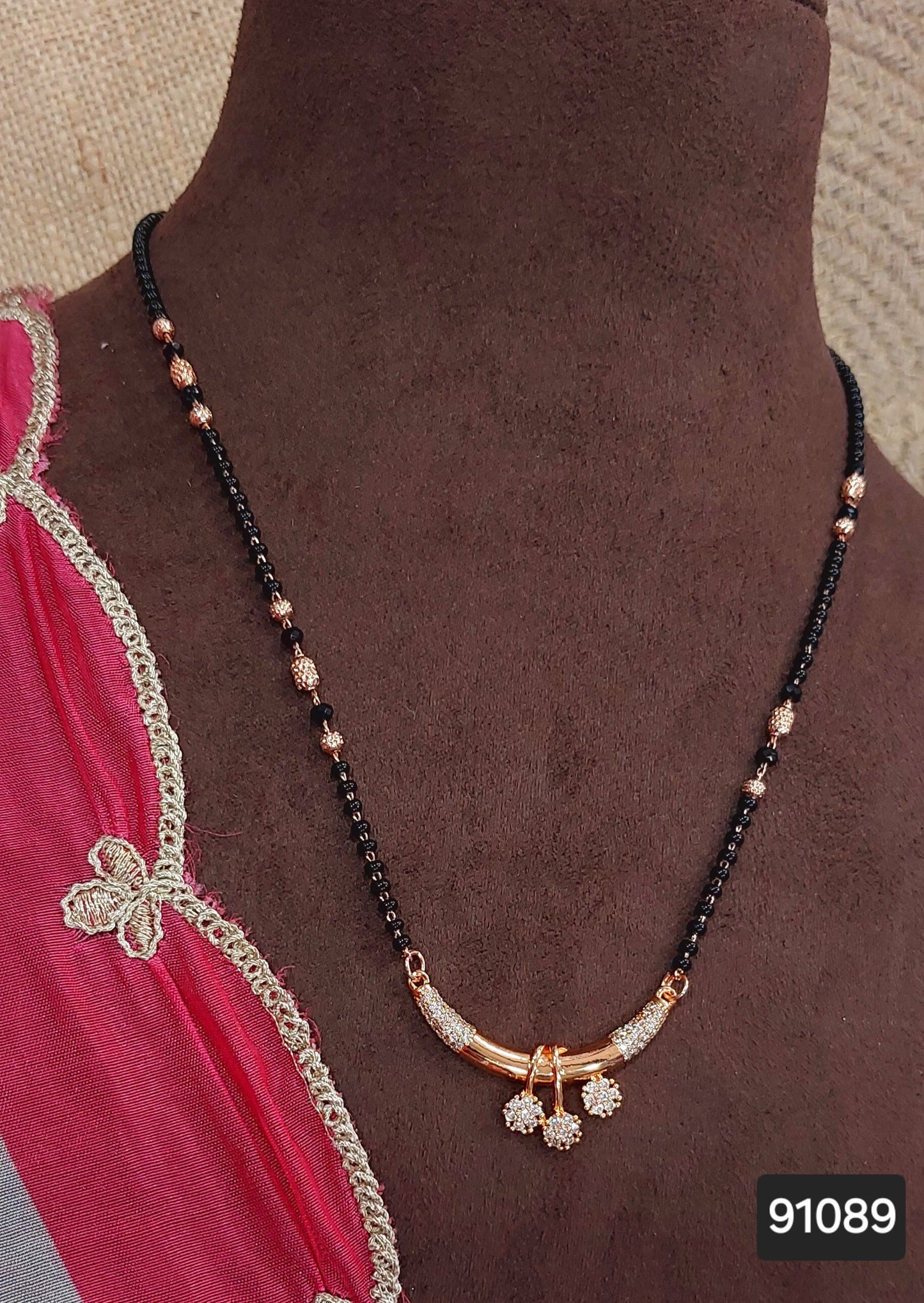 AD ROSE GOLD MANGALSUTRA FNC CD17