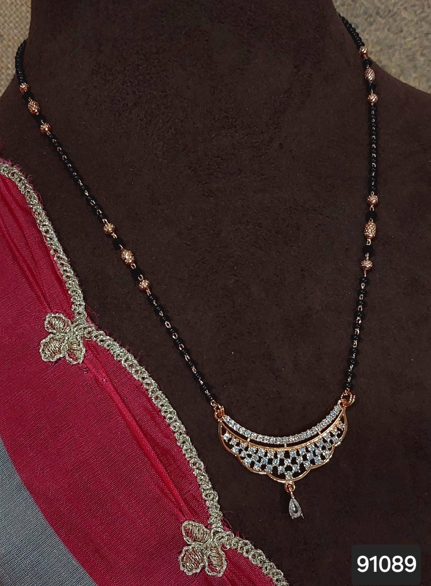 AD ROSE GOLD MANGALSUTRA FNC CD28