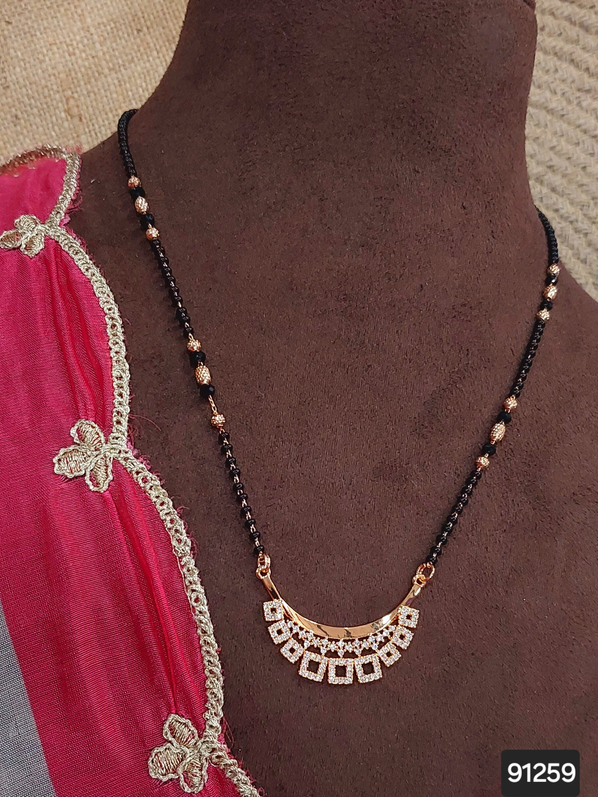 AD ROSE GOLD MANGALSUTRA REG CD06 91259