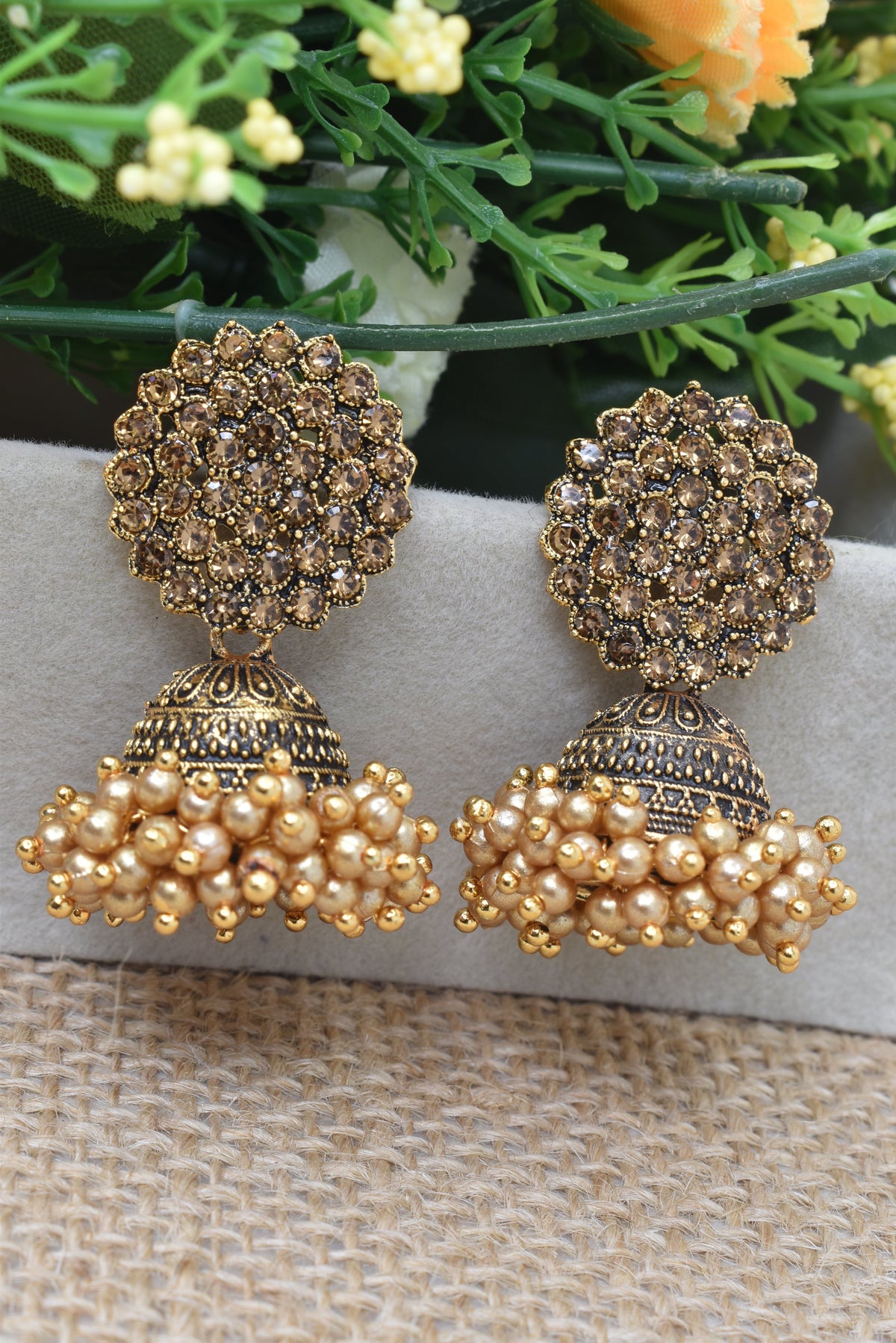 Earrings Jhumaki,Jumakas big,jhumkiyaan for women,Stylish partywear multicolored German silver earrings,big partywear bollywood style Earrings