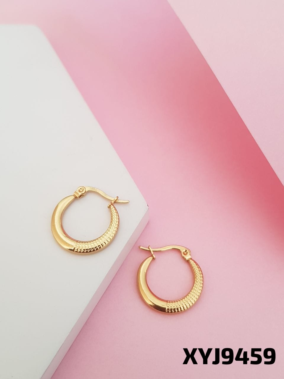 ANTI TARNISH STEEL earrings BALI GOLDEN