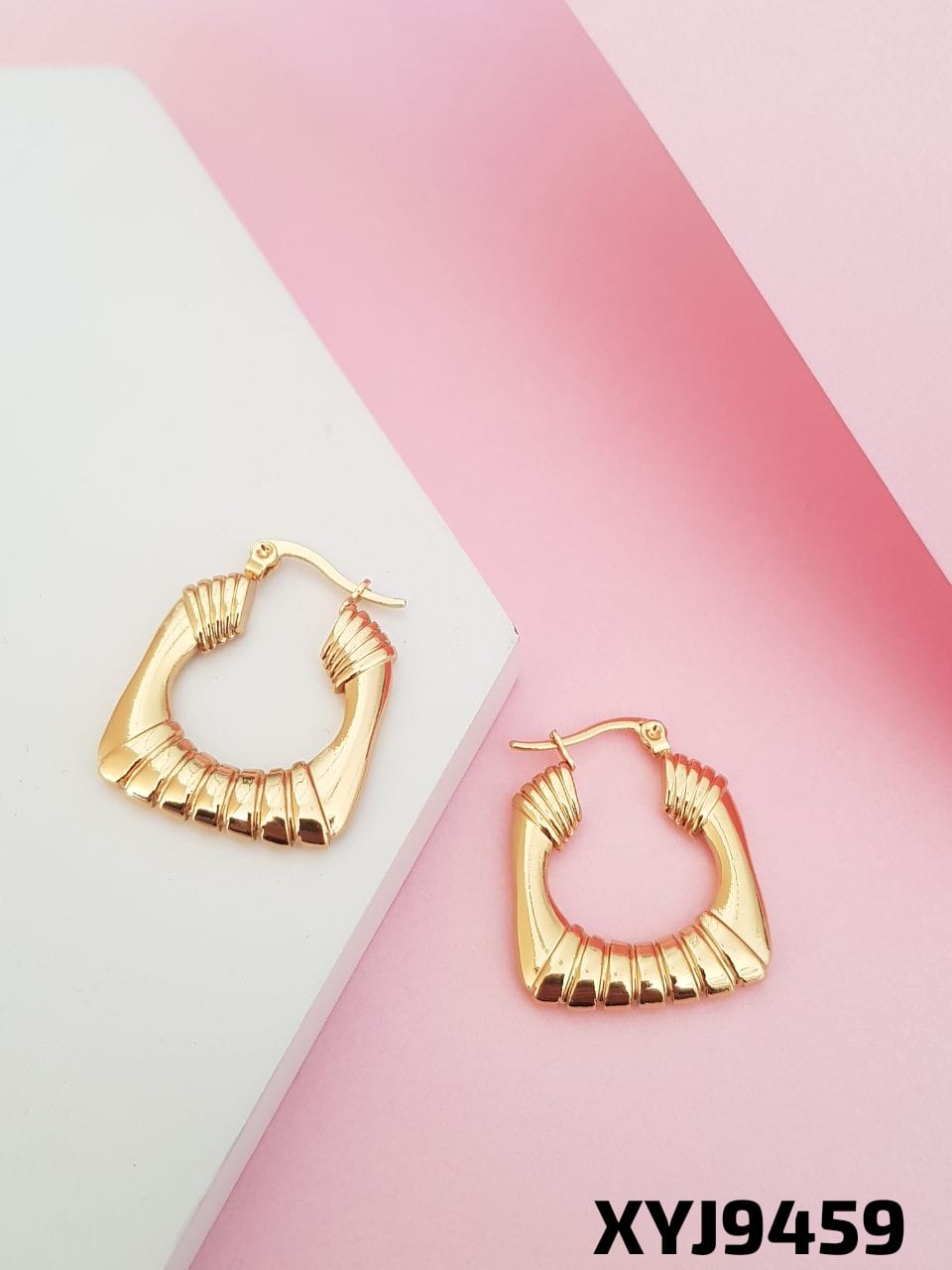 ANTI TARNISH STEEL earrings BALI GOLDEN