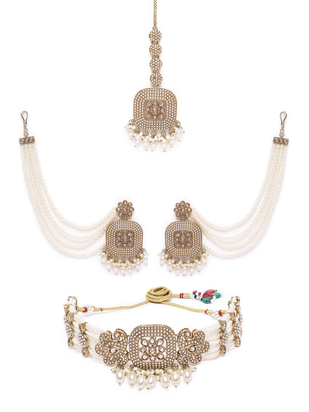 Heritage jewellery,choker necklace,trendy jewellery,latest designer jewellery set,pearl set,bridal necklace jhumkas,earrings,Bahubali earrings,indian jewellery,