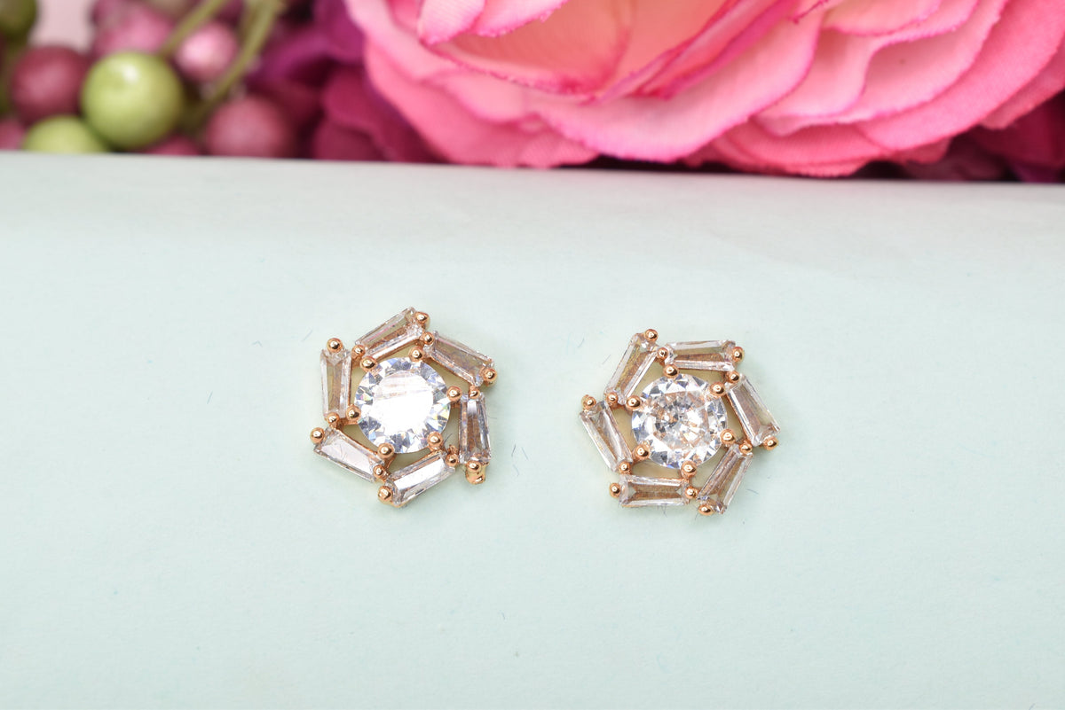 Rose gold plated earrings,bali earrings,stud,huggis,Jhumaka,jhumki big earrings,long earrings,earrings for girls,partywear earrings,bollywood earrings,wedding earrings,heavy designer earrings,