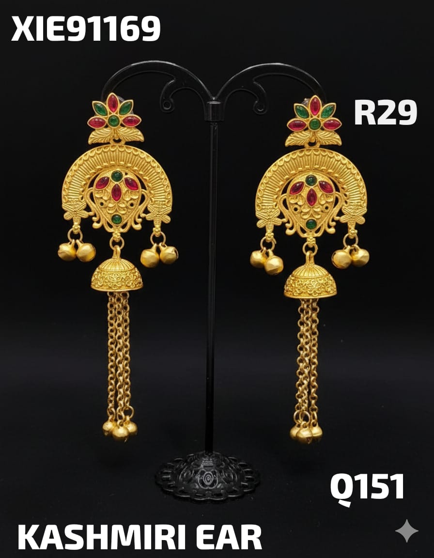 Kashmiri THEME WEDDING earrings NEW TREND