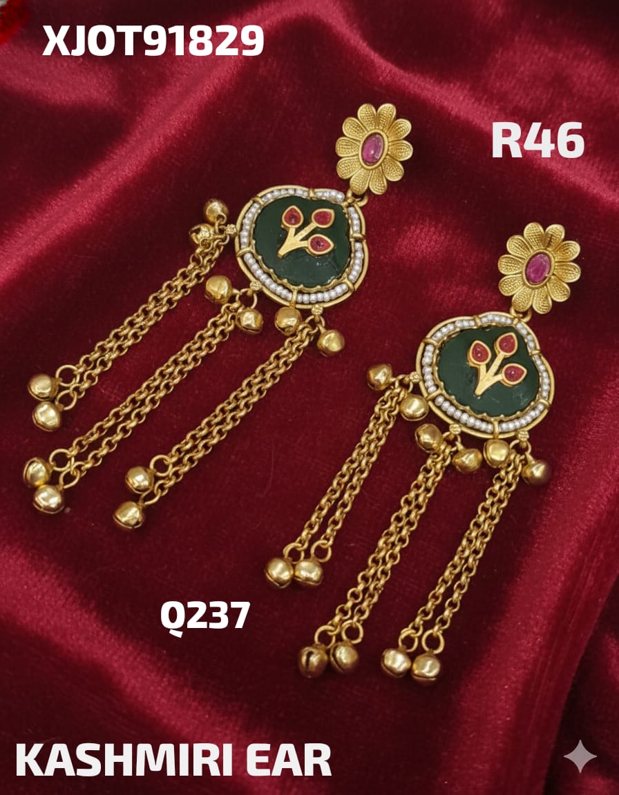 Kashmiri THEME WEDDING earrings NEW TREND