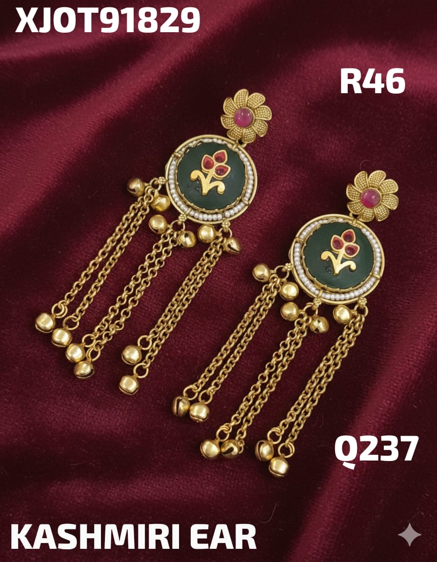 Kashmiri THEME WEDDING earrings NEW TREND