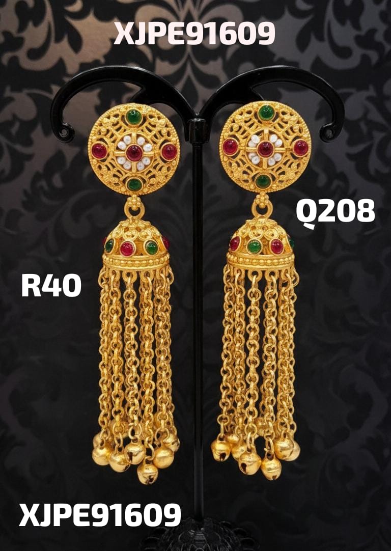 Kashmiri THEME WEDDING earrings NEW TREND