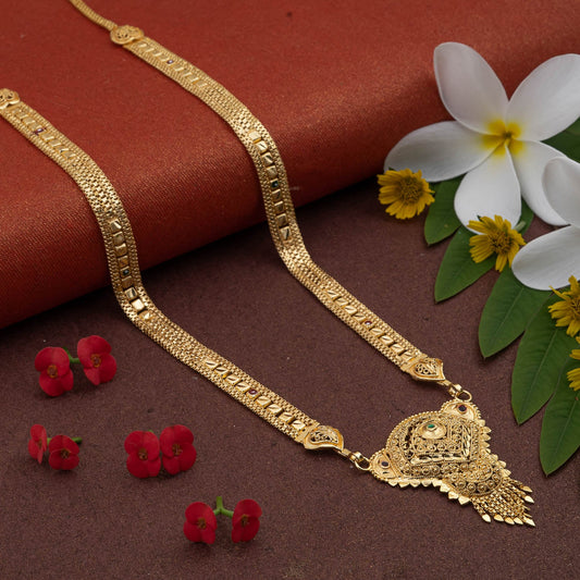 Gold Plated Classic Design Mangalsutra with tassel