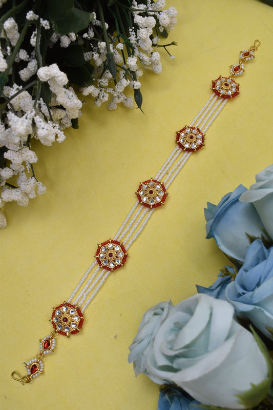 Rajputi Traditional Sispatti Mathapatti Hair accessory Hair band-KCJ4