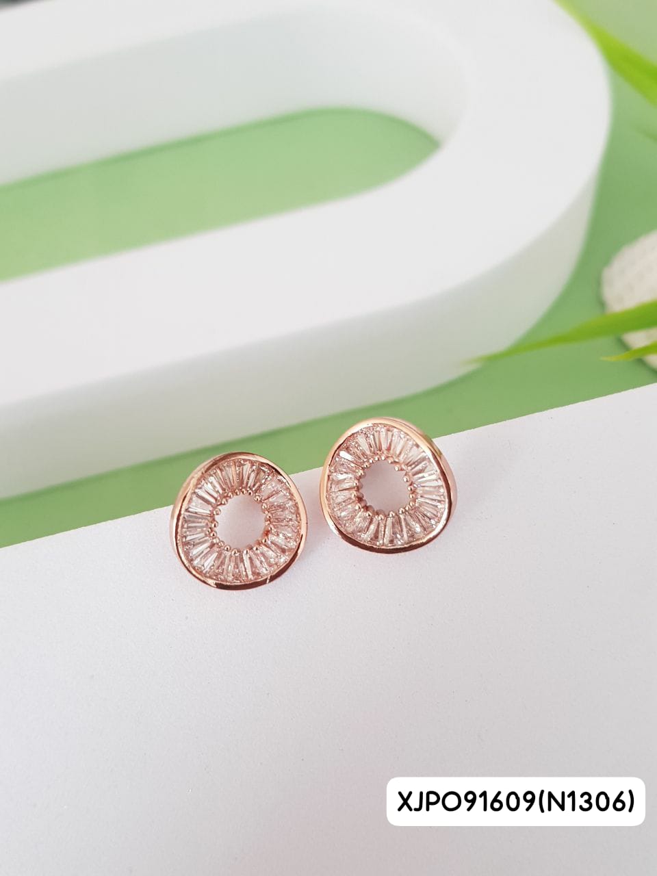ANTI TARNISH DAILY USE rosegold earring stud Tops