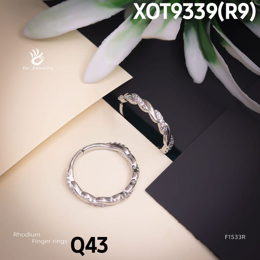 AD RODIUM PLATED RINGS FREE size-F1533R