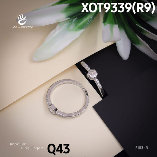 AD RODIUM PLATED RINGS FREE size-F1534R