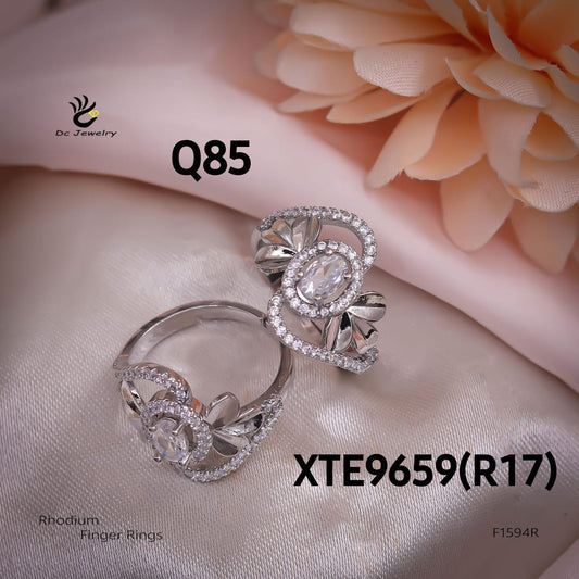 AD RODIUM PLATED RINGS FREE size-F1594R