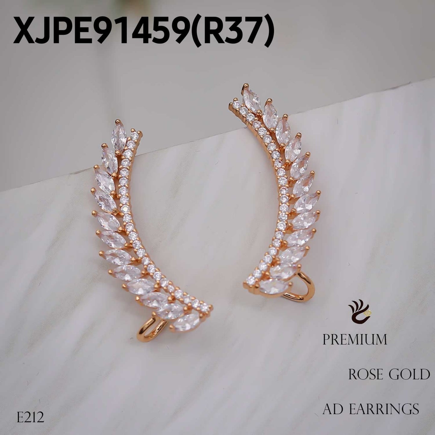 AD EARCUFF earrings STUD Tops rose gold