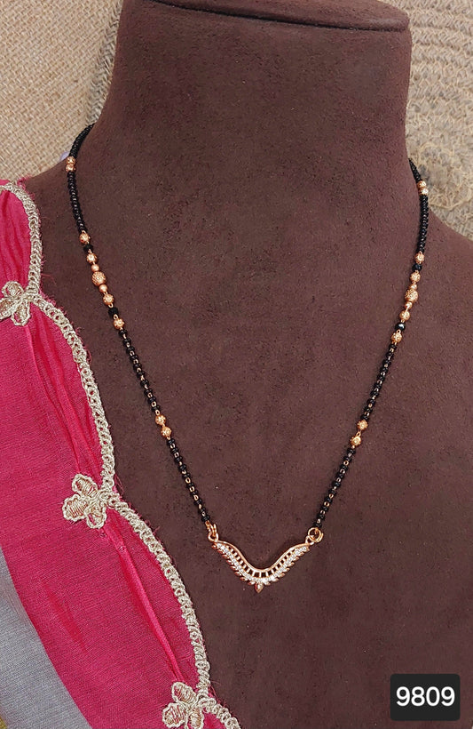 AD ROSE GOLD MANGALSUTRA FNC  CD11