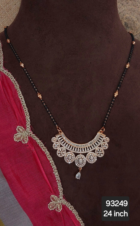 AD ROSE GOLD MANGALSUTRA FNC  CD12