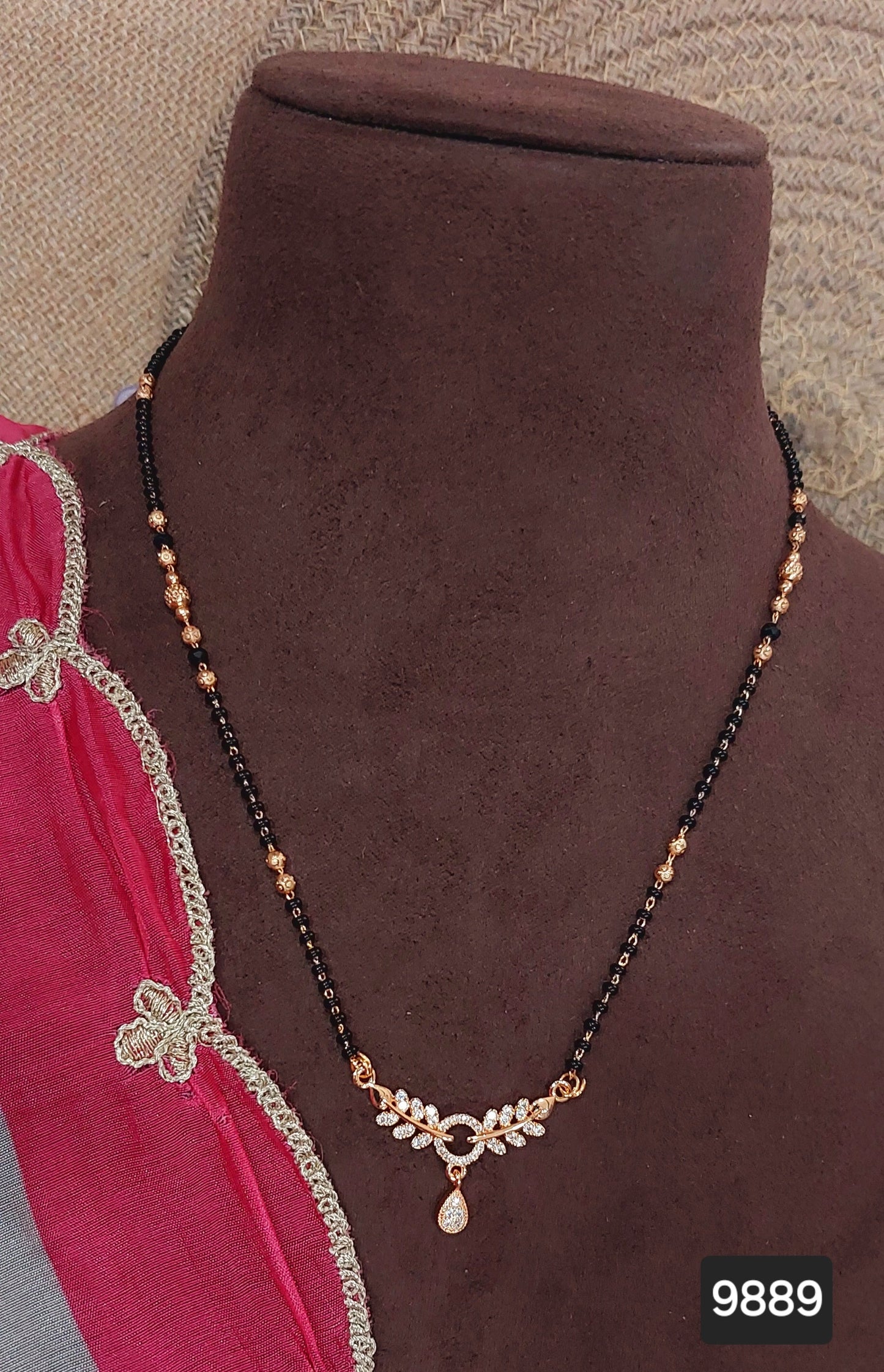 AD ROSE GOLD MANGALSUTRA FNC  CD13