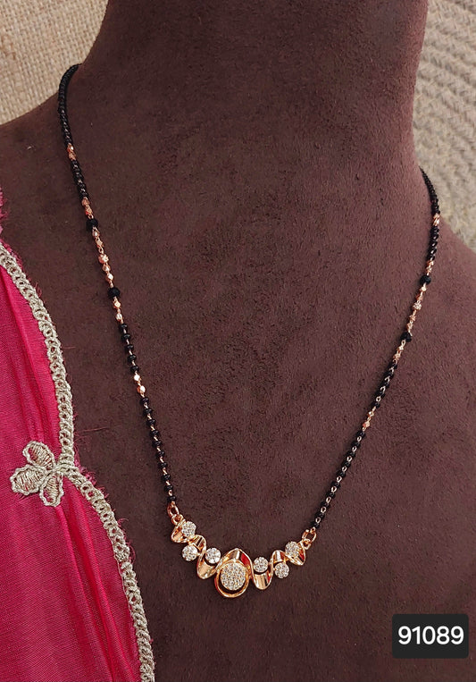 AD ROSE GOLD MANGALSUTRA FNC  CD14