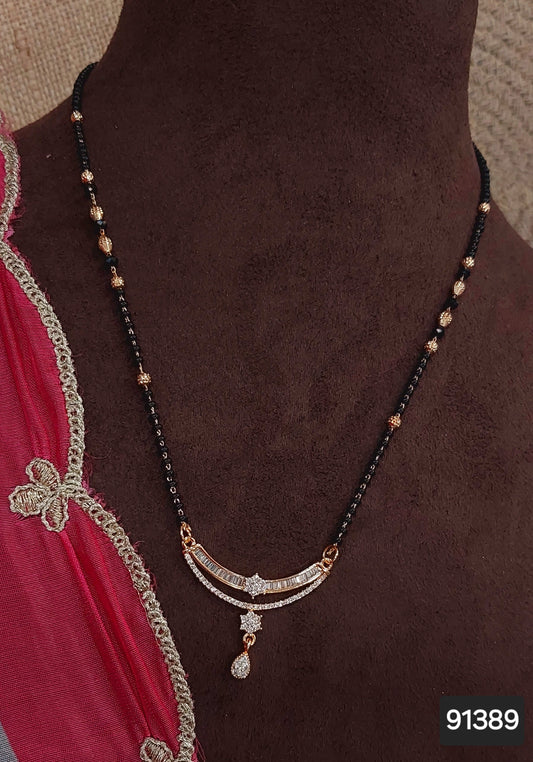 AD ROSE GOLD MANGALSUTRA FNC  CD16