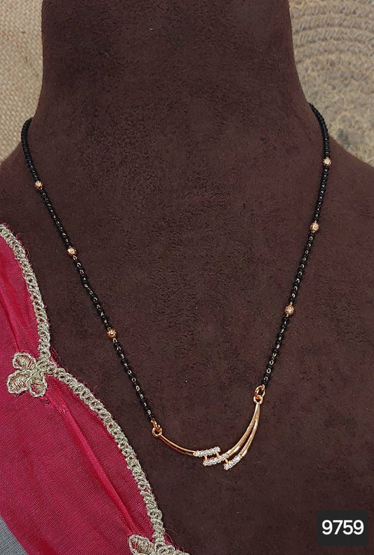 AD ROSE GOLD MANGALSUTRA FNC  CD21