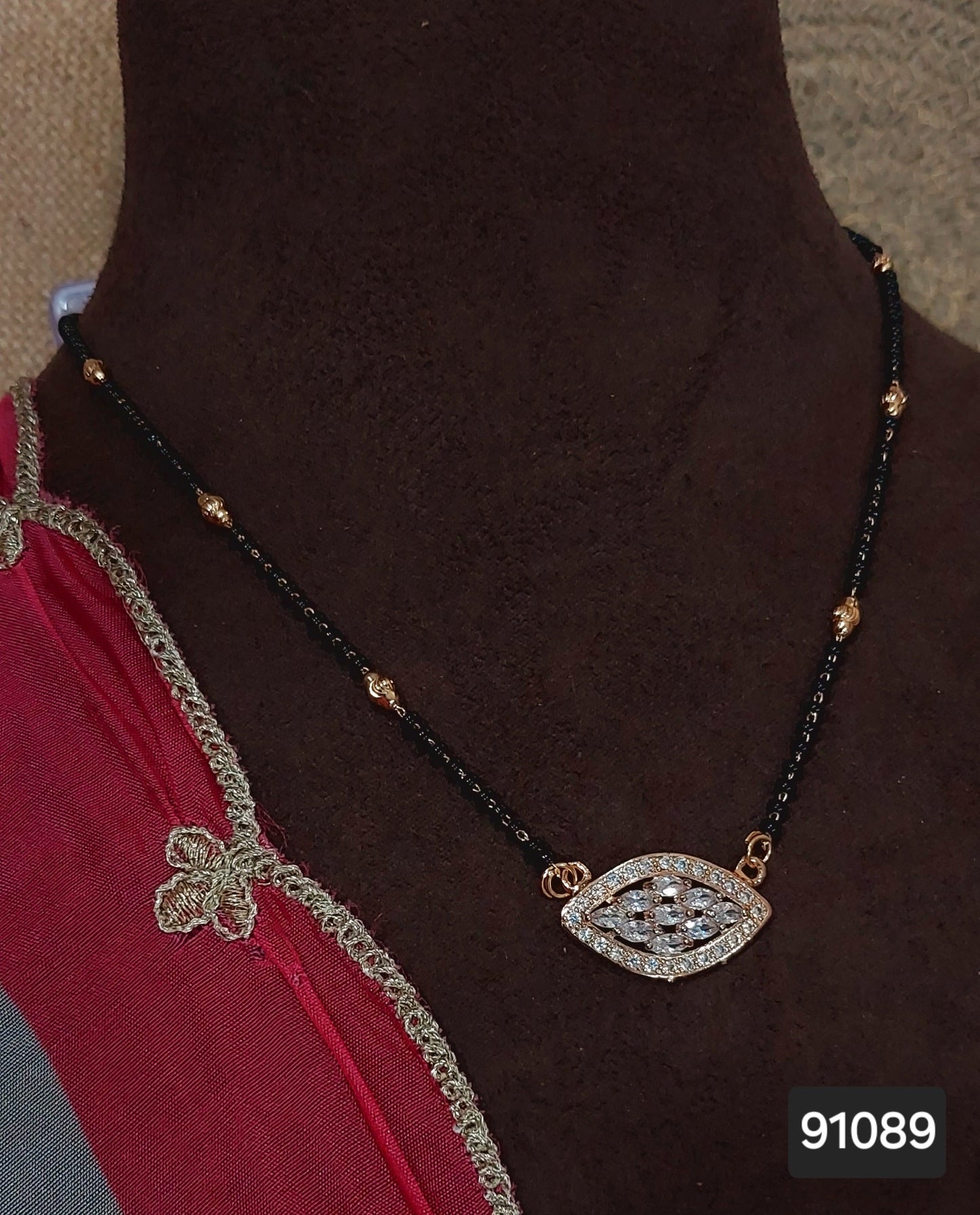 AD ROSE GOLD MANGALSUTRA FNC  CD24