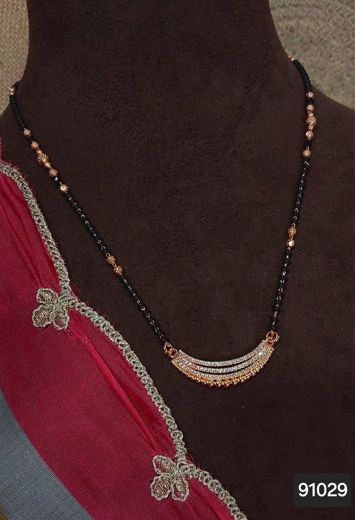 AD ROSE GOLD MANGALSUTRA FNC CD26 91029