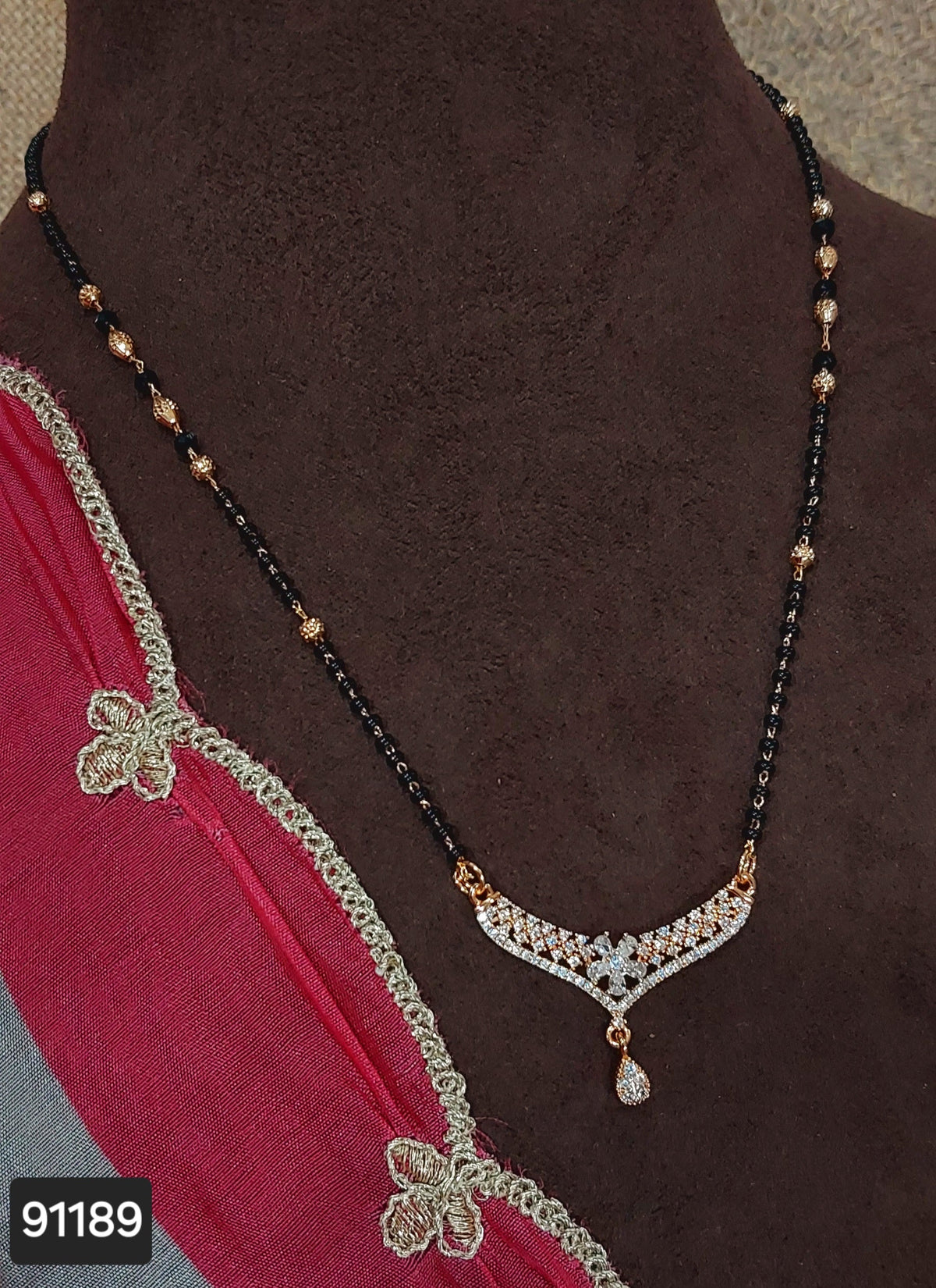 AD ROSE GOLD MANGALSUTRA FNC CD30 91189