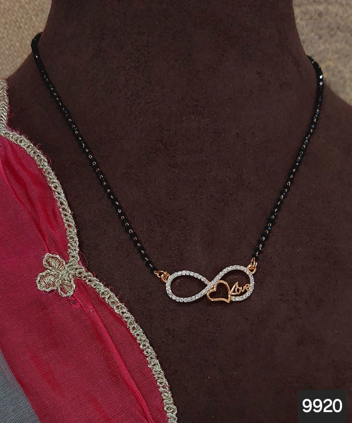 AD ROSE GOLD MANGALSUTRA REG CD07 9929