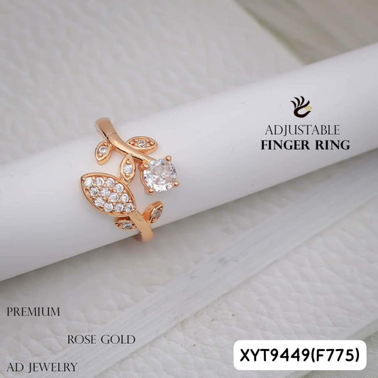 AD ROSE GOLD RINGS FREE size-F775