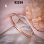 AD DOUBLE TONE RODIUM ROSE GOLD COPPER BRACELATE KADA BK84DT