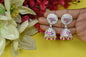 Antique design Minakari work Gold plated Tradional Earrings for women n girls