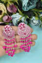 Earrings Jhumaki,Jumakas big,jhumkiyaan for women,Stylish partywear multicolored German silver earrings,big partywear bollywood style Earrings  
