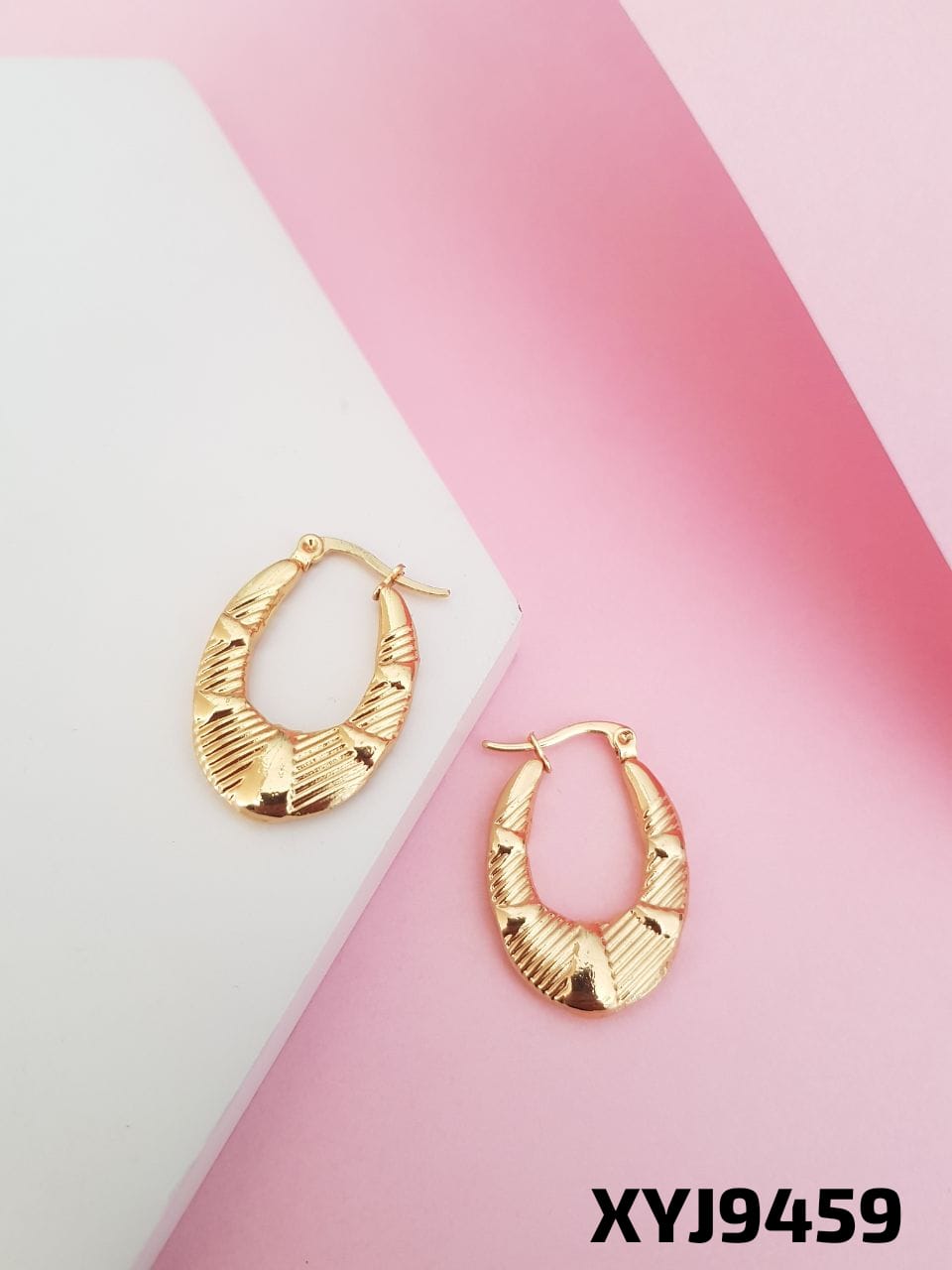 ANTI TARNISH STEEL earrings BALI  GOLDEN