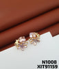 ANTI TARNISH ENAMEL earrings STUD Tops GOLDEN