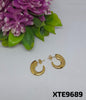 ANTI TARNISH STEEL earrings STUD TOPS GOLDEN