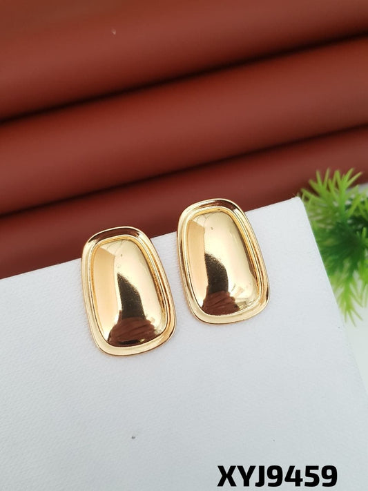 ANTI TARNISH STEEL earrings STUD TOPS GOLDEN