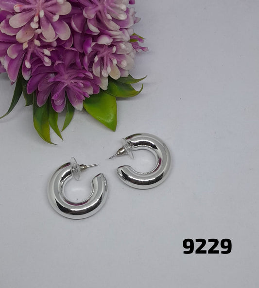 Anti Tarnish Earring Tops Non_Metal chrome