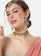 Heritage jewellery,choker necklace,trendy jewellery,latest designer jewellery set,pearl set,bridal necklace jhumkas,earrings,Bahubali earrings,indian jewellery,