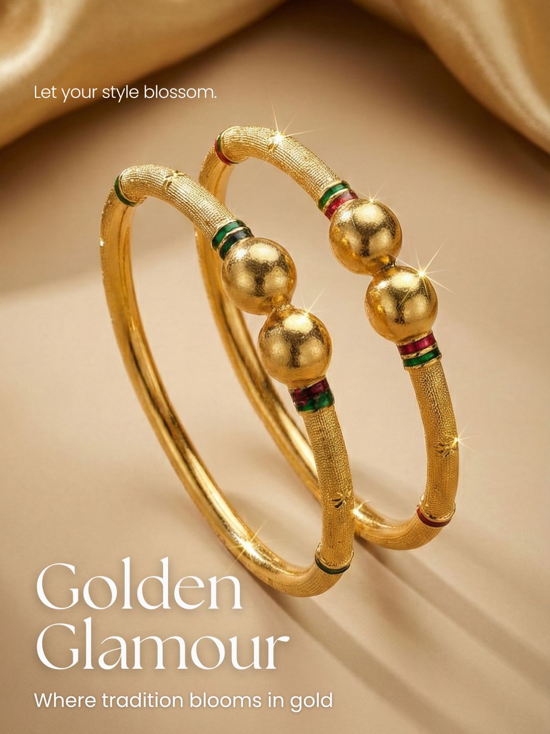 Designer set of 2 Bangle for women
