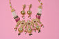 Wedding wear bridal jewelery Partywear necklace jewelry set for women