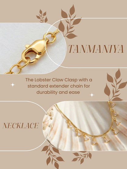 Luxury Multilayer Pearl chain maala  with Gemstone Detailing