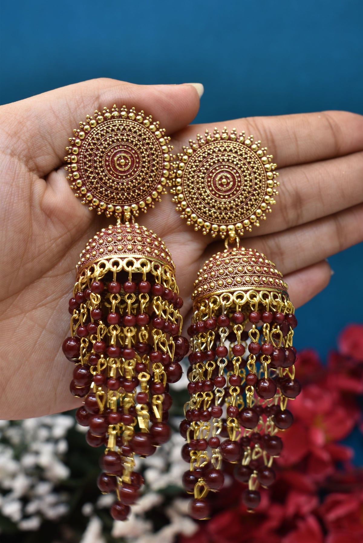 earrings ,big partywear arring,earring for women