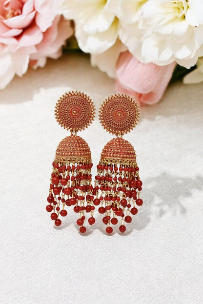 jhumaka earring bahubali earring,bugadi,jewellery,bridal jewellery set,rajasthani jewellery