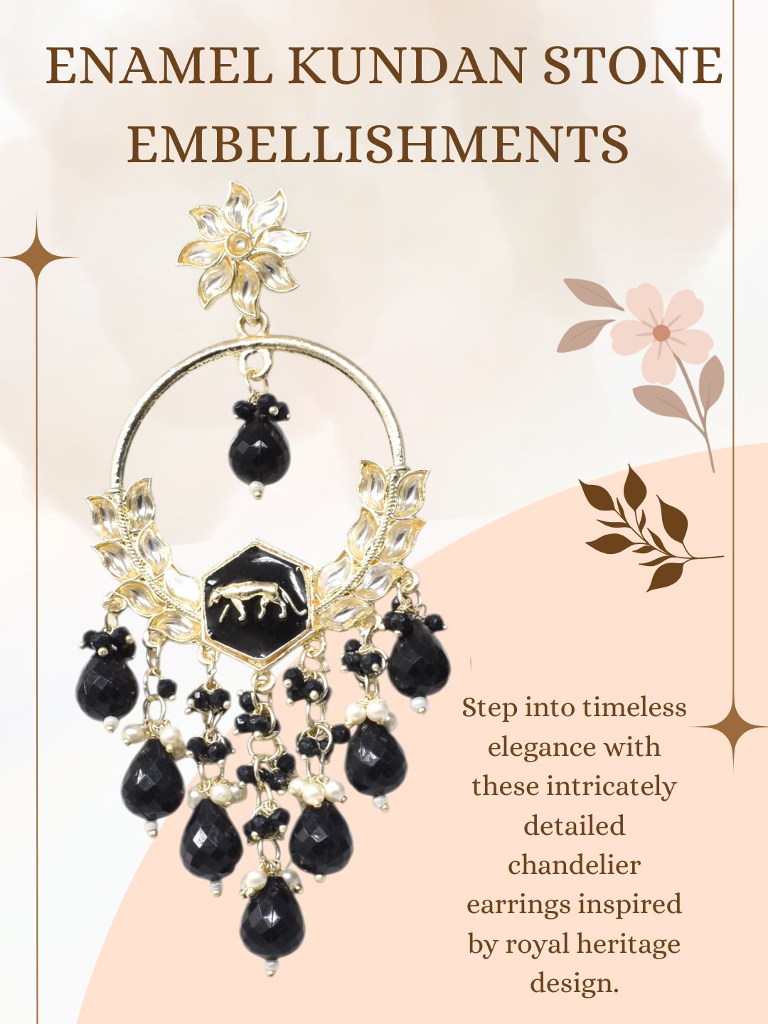 Gold Plated Traditional Kundan Drop Earrings for Women, Statement Chandbali Style Earrings with Stone Work and Beaded Dangling Drops, Festive Wedding Party Long Dangler Earrings-21