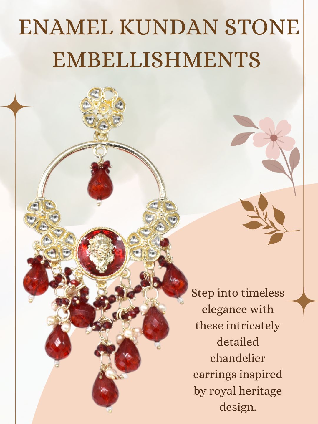 Gold Plated Traditional Kundan Drop Earrings for Women, Statement Chandbali Style Earrings with Stone Work and Beaded Dangling Drops, Festive Wedding Party Long Dangler Earrings-32