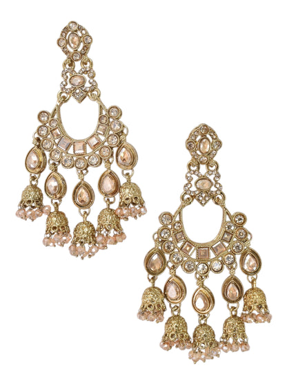 Partywear-earrings,chandeliar,partywear,Kashmiri earring-EAR-CFB-S01