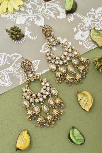 Partywear-earrings,chandeliar,partywear,Kashmiri earring-EAR-CFB-S01