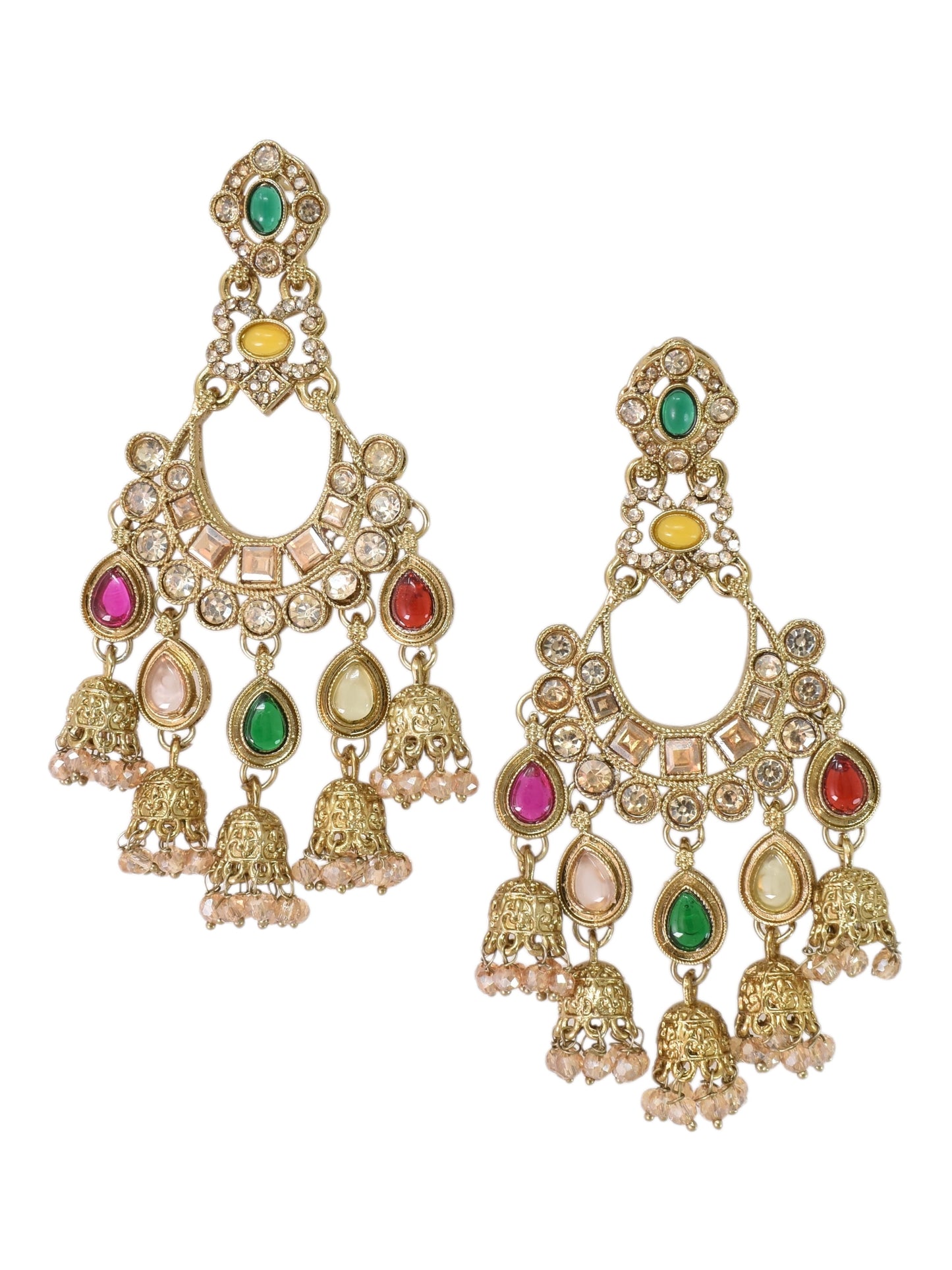 Partywear-earrings,chandeliar,partywear,Kashmiri earring-EAR-CFB-S01